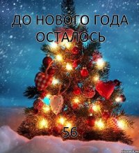 До нового года осталось 56