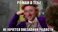 роман а тебе не хочется внезапной радости...