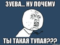 Зуева... Ну почему Ты такая тупая???