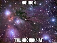 ночной тушинский чат