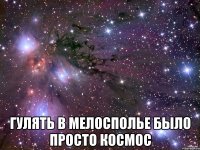  гулять в мелосполье было просто космос