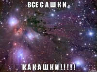 все С А Ш К И - К А К А Ш К И ! ! ! ! !