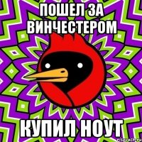 пошел за винчестером купил ноут
