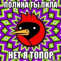 полина ты пила нет я топор