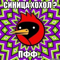 синица хохол ? пфф...