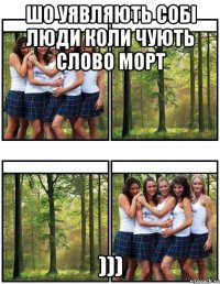 шо уявляють собі люди коли чують слово морт )))