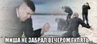  Миша не забрал вечером гулять...