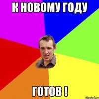 К Новому Году готов !