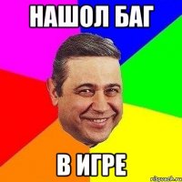 нашол баг в игре