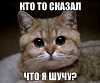 кто то сказал что я шучу?