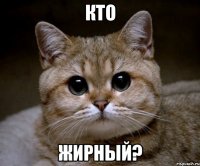 Кто Жирный?