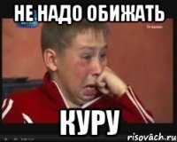 не надо обижать куру