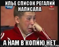 Илье список регалий написала а нам в копию нет