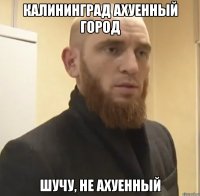 Калининград ахуенный город Шучу, не ахуенный