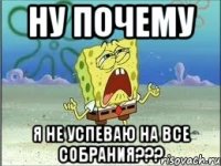 ну почему я не успеваю на все собрания???