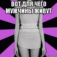 Вот для чего мужчины живут 