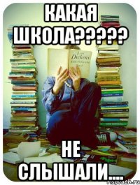 какая школа??? не слышали....