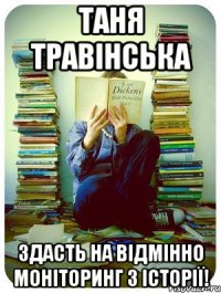 таня травінська здасть на відмінно моніторинг з історії!