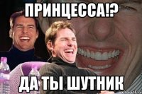 Принцесса!? Да ты шутник