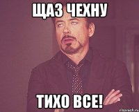 щаз чехну тихо все!