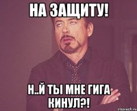 на защиту! н..й ты мне гига кинул?!