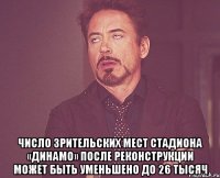  Число зрительских мест стадиона «Динамо» после реконструкции может быть уменьшено до 26 тысяч