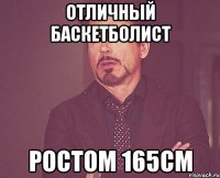 Отличный баскетболист Ростом 165см