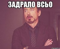 задрало всьо 