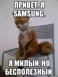 Привет. Я Samsung. Я милый, но бесполезный.