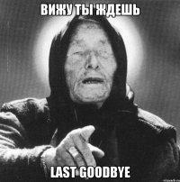 вижу ты ждешь last goodbye