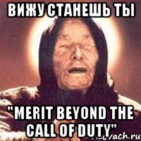 Вижу станешь ты "Merit beyond the call of duty"