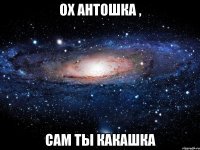 ОХ АНТОШКА , САМ ТЫ КАКАШКА