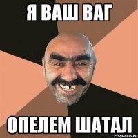 я ваш ваг опелем шатал