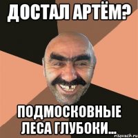 достал артём? подмосковные леса глубоки...