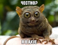 Честно? Я в АХУЕ