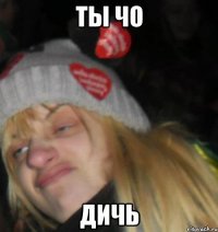 ты чо дичь