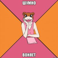 шумно воняет