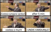 Costea:cumpara varduri after 5 min costea o murit UNDIS VARDURILE?