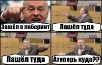Зашёл в лаберинт Пашёл туда Пашёл туда Атеперь куда??