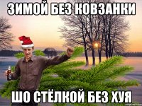 Зимой без ковзанки шо стёлкой без хуя