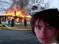 Создать мем DISASTER MAKS