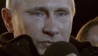 Создать мем Плачущий Путин
