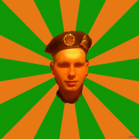 Создать мем солдатик