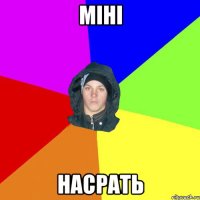 МІНІ НАСРАТЬ