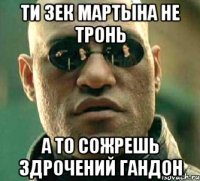 Ти зек мартына не тронь а то сожрешь здрочений гандон