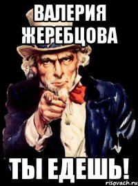 Валерия Жеребцова Ты едешь!