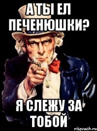 А ты ел печенюшки? Я слежу за тобой