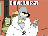 DNIWEFUN1337 :3