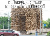 Моё лицо, когда мне говорят, что я высокий 