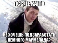 ПСС, Le Kaito не хочешь подзаработать немного мармелада?